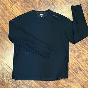 Brandy Brand Men's Black Long Sleeve Movement Shirt